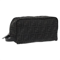 【原宿店限定】フェンディ FENDI クラッチバッグ ズッカキャンバス ブラック レディース 114748V