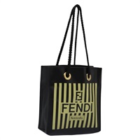 【原宿店限定】フェンディ FENDI ハンドバッグ ミニ レザー ブラック グリーン レディース 104482V