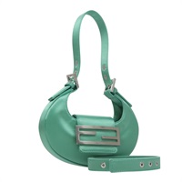 【原宿店限定】フェンディ FENDI ハンドバッグ サテン グリーン レディース 109715SAV
