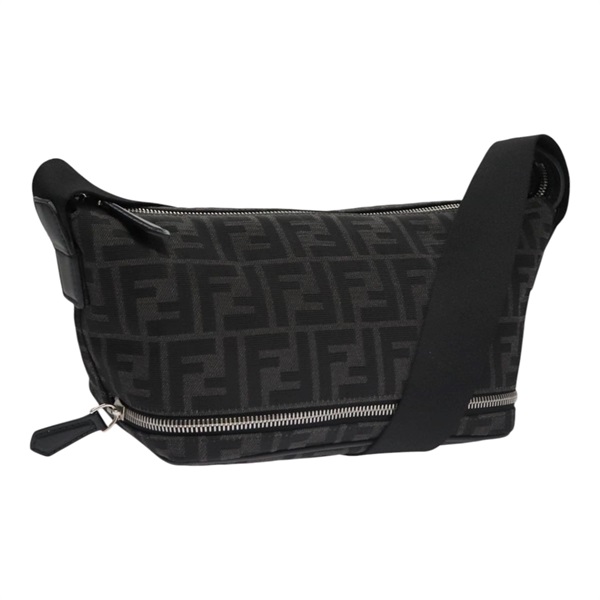 【原宿店限定】フェンディ FENDI ショルダーバッグ ズッカキャンバス ブラック レディース FF3878AV