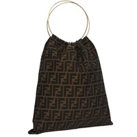 【原宿店限定】フェンディ FENDI ハンドバッグ ズッカキャンバス ブラウン レディース 107608V