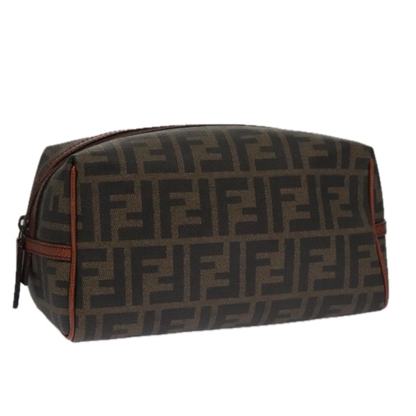 【原宿店限定】フェンディ FENDI ポーチ ズッカキャンバス ブラウン ブラック レディース 102629V