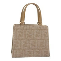 【原宿店限定】フェンディ FENDI ハンドバッグ ズッカキャンバス ベージュ ゴールド レディース 93833AV