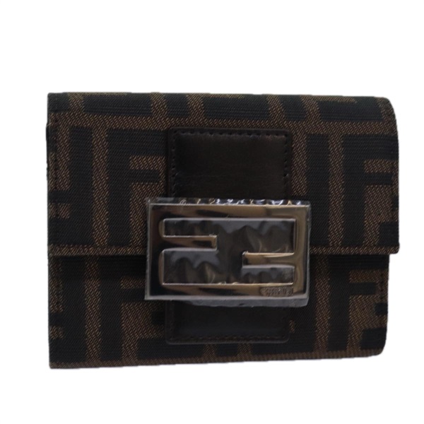 【原宿店限定】フェンディ FENDI 財布 ズッカキャンバス ブラック ブラウン レディース yk13705A