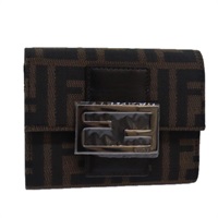 【原宿店限定】フェンディ FENDI 財布 ズッカキャンバス ブラック ブラウン レディース yk13705A