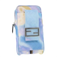 【原宿店限定】フェンディ FENDI ショルダーバッグ ズッカキャンバス ライトブルー レディース 62025AV