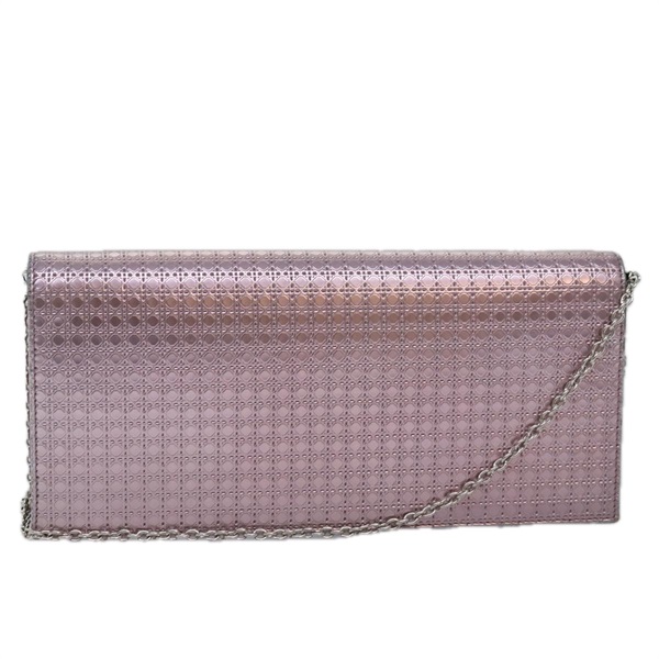 【原宿店限定】クリスチャンディオール Christian Dior ショルダーバッグ レディディオール　カナージュ　チェーン PVC ピンク レディース ac3024V