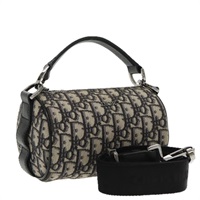 【原宿店限定】クリスチャンディオール Christian Dior ショルダーバッグ トロッターキャンバス オブリーク ブルー レディース hk1747V