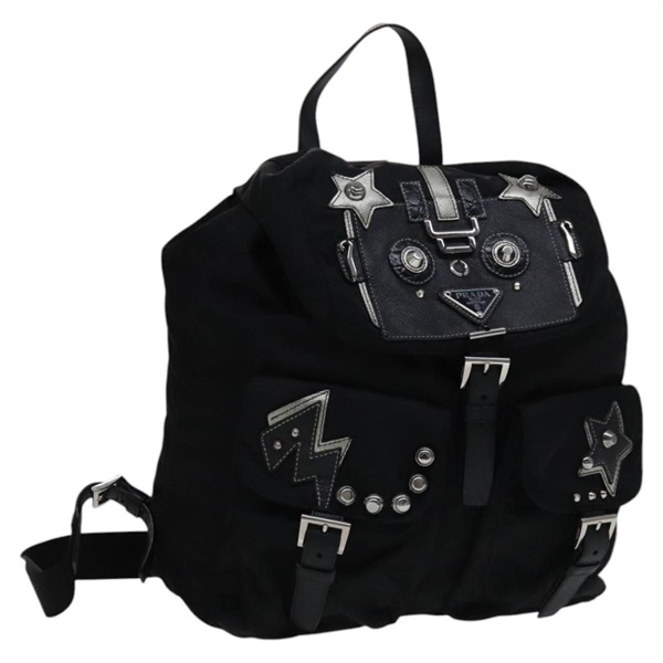 【原宿店限定】プラダ PRADA バックパック ナイロン ブラック レディース 112941V