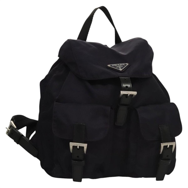【原宿店限定】プラダ PRADA バックパック ナイロン パープル レディース ki5675AV