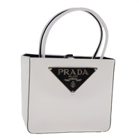 【原宿店限定】プラダ PRADA ハンドバッグ レザー ホワイト レディース 94403AV