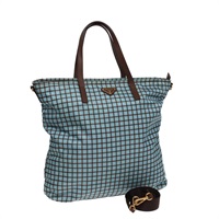 【原宿店限定】プラダ PRADA ハンドバッグ ナイロン 2way ライトブルー B2600G レディース 80981V