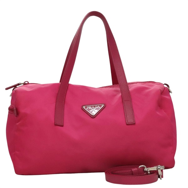 【原宿店限定】プラダ PRADA ハンドバッグ ナイロン 2way ピンク レディース 105452V