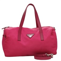 【原宿店限定】プラダ PRADA ハンドバッグ ナイロン 2way ピンク レディース 105452V