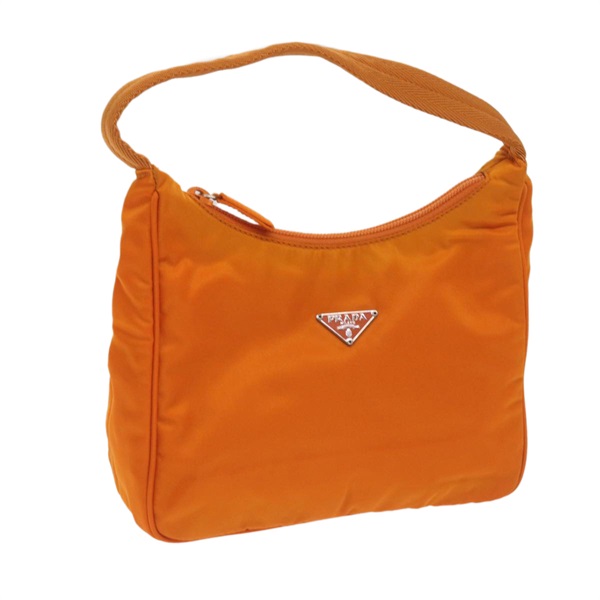 【原宿店限定】プラダ PRADA ハンドバッグ ナイロン オレンジ レディース 68495V