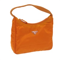 【原宿店限定】プラダ PRADA ハンドバッグ ナイロン オレンジ レディース 68495V