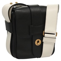 【原宿店限定】プラダ PRADA ショルダーバッグ レザー ブラック ホワイト レディース 117019V