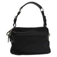【原宿店限定】プラダ PRADA ショルダーバッグ ナイロン ブラック シルバー BR2162 レディース mr669V