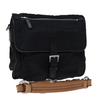 【原宿店限定】プラダ PRADA ショルダーバッグ ナイロン レザー ブラック レディース am6182V