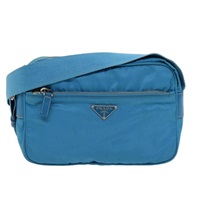 【原宿店限定】プラダ PRADA ショルダーバッグ ナイロン ライトブルー レディース 75426V