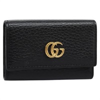 【原宿店限定】グッチ GUCCI キーケース レザー ブラック 456118 レディース 114623