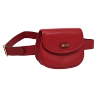 【原宿店限定】グッチ GUCCI ウエストバッグ バンブー レザー レッド レディース 113159V