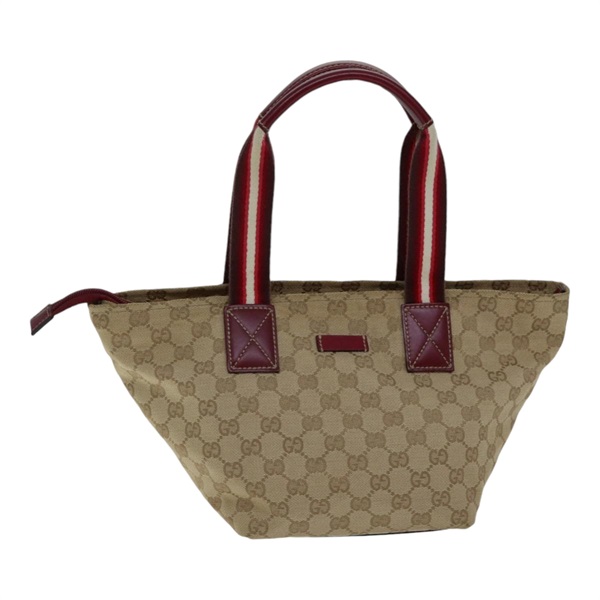 【原宿店限定】グッチ GUCCI ショルダーバッグ GGキャンバス シェリーライン ベージュ レッド レディース ki4899