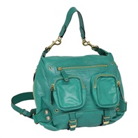 【原宿店限定】グッチ GUCCI バックパック レザー グリーン ゴールド レディース ki4889