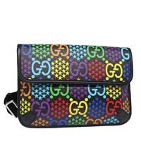 【原宿店限定】グッチ GUCCI ボディバッグ GGサイケデリック PVCレザー マルチカラー 598113 レディース am6503A