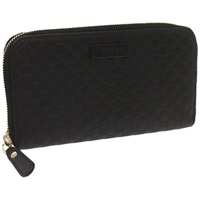 【原宿店限定】グッチ GUCCI 長財布 マイクロGGキャンバス グッチシマ ブラック 449391 レディース 67568SAV