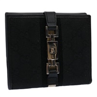 【原宿店限定】グッチ GUCCI 財布 GGキャンバス　シェリーライン ジャッキー ブラック ホワイト レディース 60081A