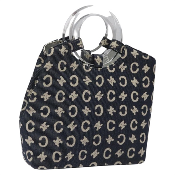 【原宿店限定】セリーヌ CELINE ハンドバッグ Cマカダムキャンバス ネイビー レディース 113334V