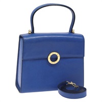 【原宿店限定】セリーヌ CELINE ハンドバッグ レザー 2way ブルー レディース 113042V