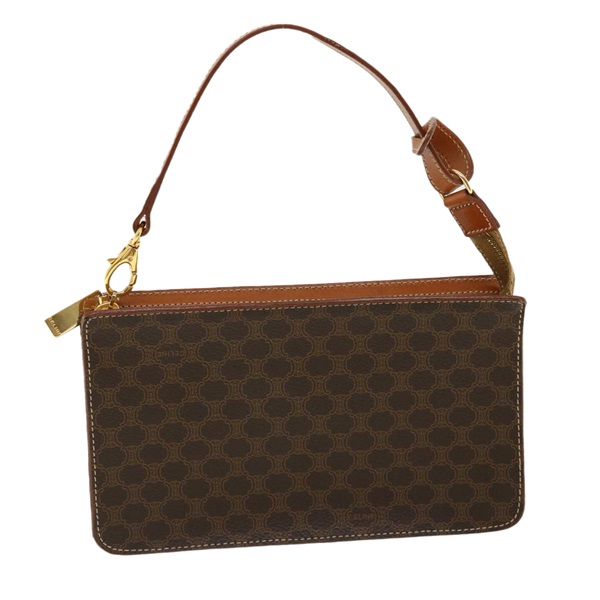 【原宿店限定】セリーヌ CELINE アクセサリーポーチ マカダムキャンバス ブラウン レディース 32096AM