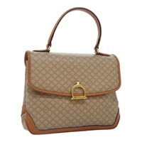 【原宿店限定】セリーヌ CELINE ハンドバッグ マカダムキャンバス PVC ベージュ レディース 90842V