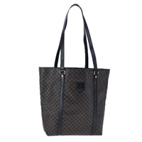 【原宿店限定】セリーヌ CELINE トートバッグ マカダムキャンバス PVCレザー ブラック ゴールド レディース 106873V