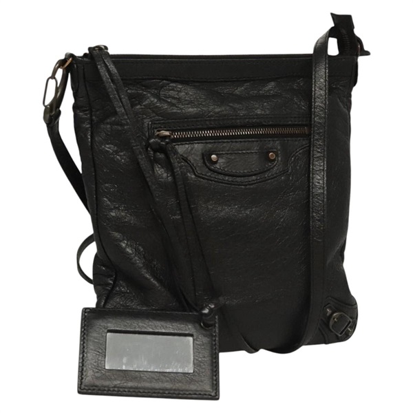 【原宿店限定】バレンシアガ BALENCIAGA シティ  ショルダーバッグ レザー ブラック 310250  レディース mr1279