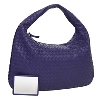 【原宿店限定】ボッテガヴェネタ BOTTEGAVENETA ホーボー ショルダーバッグ レザー パープル レディース mr793M