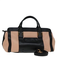 【原宿店限定】クロエ Chloe アリス ハンドバッグ レザー 2way ブラック ピンク レディース am6912V