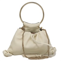 【原宿店限定】クロエ Chloe ハンドバッグ アーリン レザー 2way ホワイト ブラック レディース 107511V