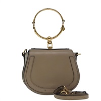 【原宿店限定】クロエ Chloe ナイル ハンドバッグ レザー 2way ブラウン ゴールド レディース 89736V