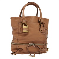 【原宿店限定】クロエ Chloe パディントン ハンドバッグ レザー ベージュ ゴールド レディース 115904V