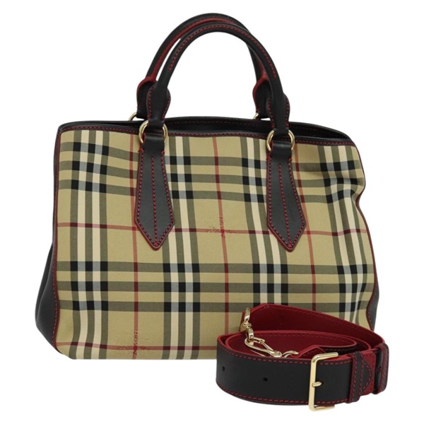 【原宿店限定】バーバリー BURBERRY ハンドバッグ ノバチェック キャンバス 2way ベージュ レディース 116123V