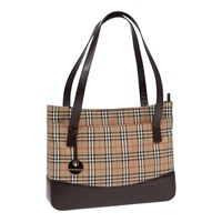 【原宿店限定】バーバリー BURBERRY トートバッグ ノバチェック キャンバス ベージュ レディース am6828AV