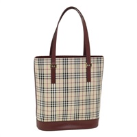 【原宿店限定】バーバリー BURBERRY トートバッグ ノバチェック ナイロン ベージュ レディース yk6343V