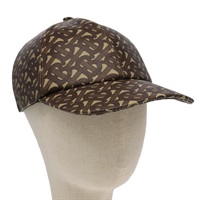 【原宿店限定】バーバリー BURBERRY キャップ TBモノグラム ベースボール PVC M ブラウン 8018971 レディース am7057V