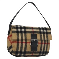 【原宿店限定】バーバリーズ Burberrys ショルダーバッグ ノバチェック ブルーレーベル ブラウン ブラック レディース BA357V