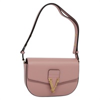 【原宿店限定】ヴェルサーチ VERSACE ショルダーバッグ レザー ピンク ゴールド レディース 114696V