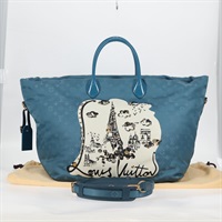 【原宿店限定】ルイ・ヴィトン LOUIS VUITTON カバ ヌーベル ヴァーグ ハンドバッグ クルーズライン ブルー M94091 レディース 125266AV