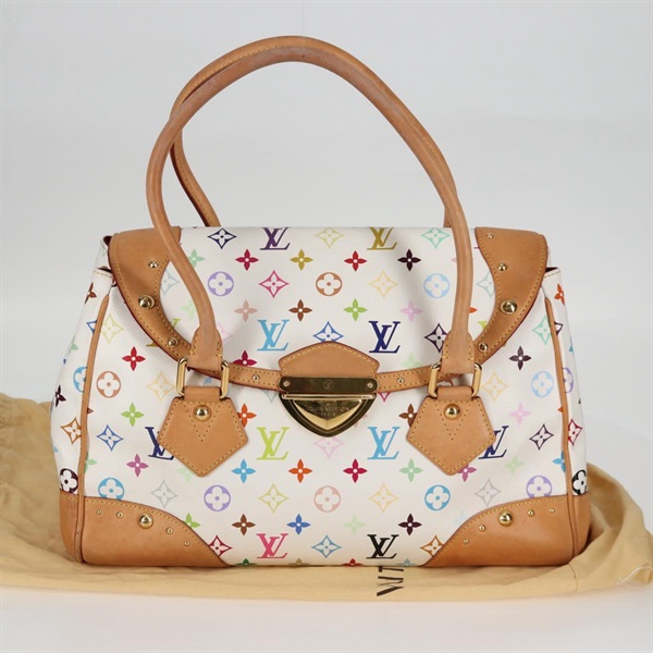 【原宿店限定】ルイ・ヴィトン LOUIS VUITTON ビバリーGM ハンドバッグ モノグラムマルチカラー ホワイト M40201 レディース BA2117V